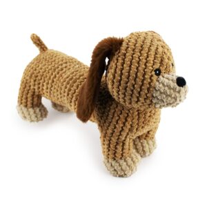 13" Dash Dachshund w/ Squeaker & Crinkle